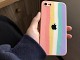 เคสกระจกเหลวสีรุ้งสำหรับ iPhone