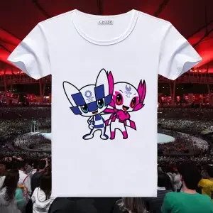 [2020 Tokyo Olympics Commemorative Edition] มาสคอตสัญลักษณ์โอลิมปิกซื้อหนึ่งแถมหนึ่งในแขนสั้น · ออกแบบพิเศษเฉพาะรุ่นจำนวนจำกัด · ปริมาณไม่มาก · ซื้อเลย