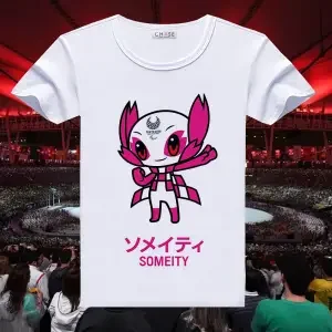 [2020 Tokyo Olympics Commemorative Edition] มาสคอตสัญลักษณ์โอลิมปิกซื้อหนึ่งแถมหนึ่งในแขนสั้น · ออกแบบพิเศษเฉพาะรุ่นจำนวนจำกัด · ปริมาณไม่มาก · ซื้อเลย