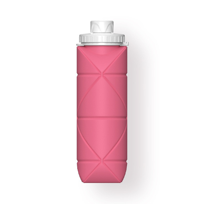 【食品級硅膠材質，放心喝】旅行便攜式折疊水杯食品級矽膠運動水壺戶外喝水杯子壓縮水杯折疊