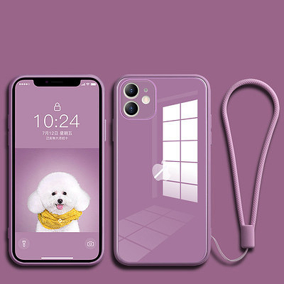 iPhone เข้ากันได้อย่างสมบูรณ์กับเคสโทรศัพท์แก้วบางเฉียบ 【ซื้อ 1 แถม 1 ฿799】