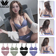 【ซื้อ 1 แถม 1】ส่วนลดพิเศษเพื่อฉลองครบรอบ 50 ปีของวาโก้ญี่ปุ่น ชุดชั้นในสตรีน้ำยางธรรมชาติรวบรวมลูกไม้ไร้แหวนเหล็ก