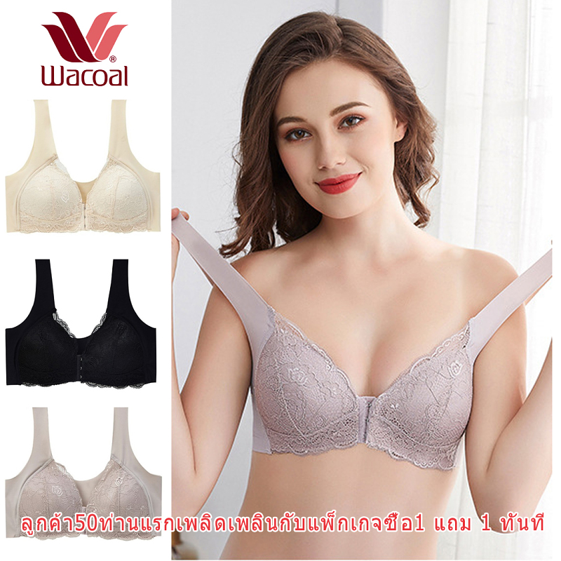 ส่วนลดพิเศษเพื่อฉลองครบรอบ 50 ปีของวาโก้ญี่ปุ่น ขายร้อนชุดชั้นในหัวเข็มขัดลูกไม้ลาย 3 หัวเข็มขัดสวยสุด ๆ