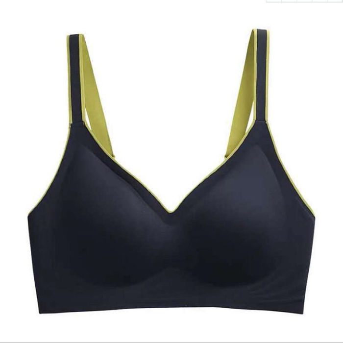 【ซื้อ 1 แถม 1】ญี่ปุ่น ในสตรีน้ำยางธรรมชาติรวบรวมลูกไม้ไร้แหวนเหล็ก ชุดชั้น