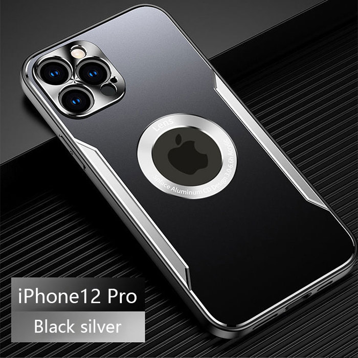 [IPhone series, free shipping] iPhone metal ring fine hole anti-fall protective shell|