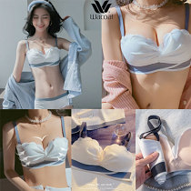 【ซื้อ 1 แถม 1】ส่วนลดพิเศษเพื่อฉลองครบรอบ 50 ปีของวาโก้ญี่ปุ่น ชุดชั้นในสตรีน้ำยางธรรมชาติรวบรวมลูกไม้ไร้แหวนเหล็ก
