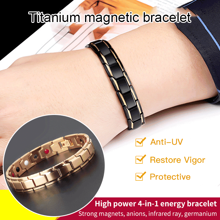 Bio-energy magnetic therapy bracelet Promote blood circulation and prevent radiation   Relieve fatigue and improve insomnia