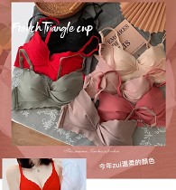 【尺碼不合適可退換貨】夏季薄款無鋼圈內衣，A-D杯，7色任選