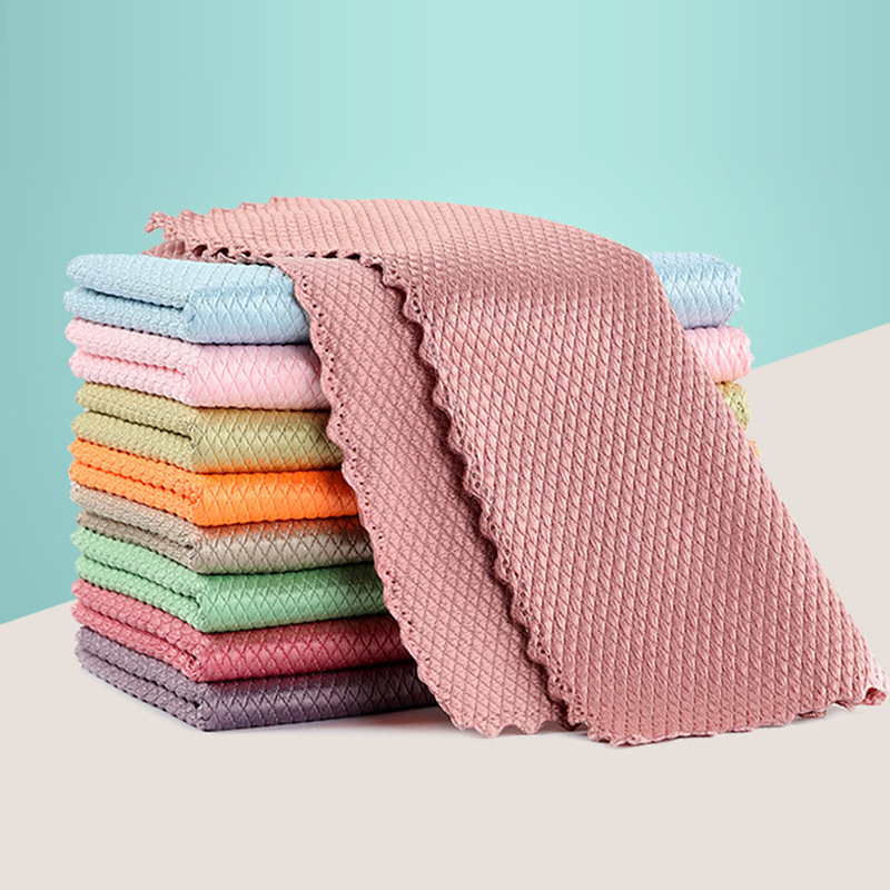 Fish scale rag