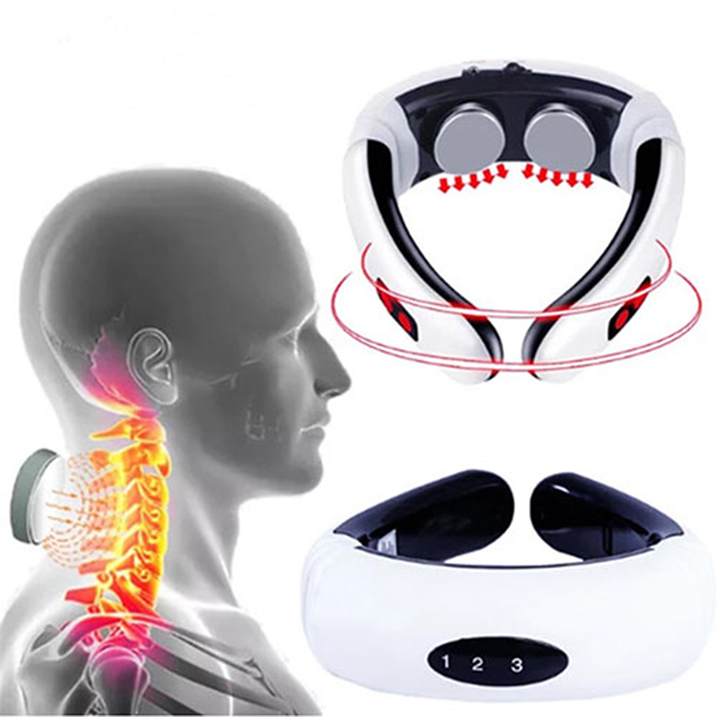 Electric Pulse Neck and Back Massager Far-infrared Heating Analgesic Tool