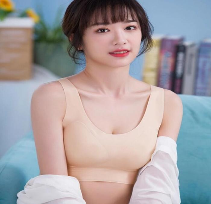 有尺碼ubras內衣女士美背無痕內衣睡眠背心式乳膠文胸