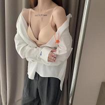 2021新款內衣女士法式三角杯無鋼圈文胸薄日系森迪聚攏上托小胸罩