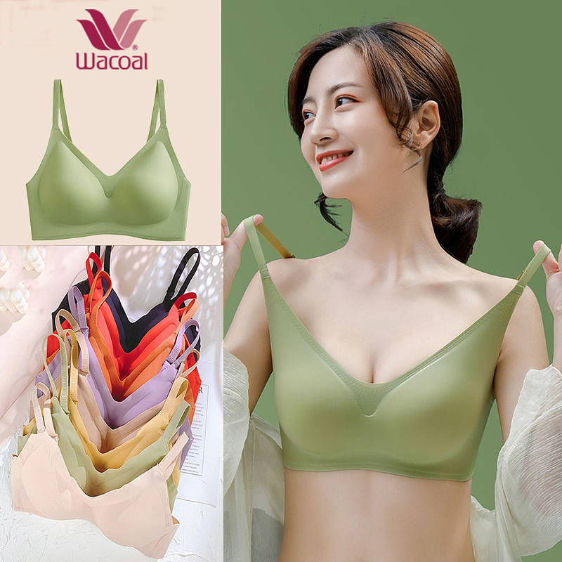 【วาโก้ กิจกรรมรับซัมเมอร์】 ชุดชั้นในเจลลี่ยางธรรมชาติไร้ห่วงหลังสวยเซ็กซี่มีเสน่ห์