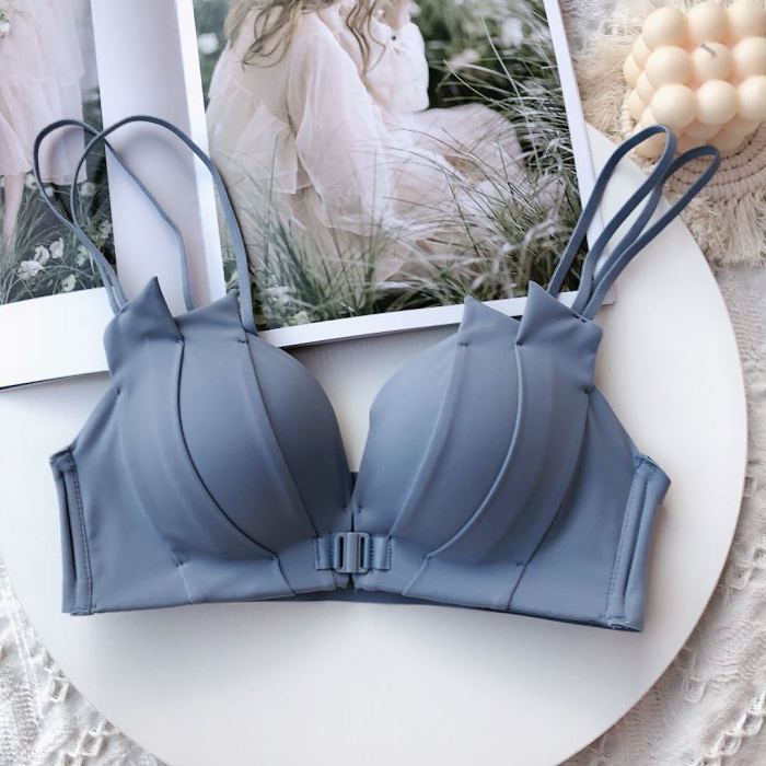 【ซื้อ 1 แถม 1】 ฤดูร้อนหลังงามรวบรวมหัวเข็มขัดด้านหน้าแหวนเหล็กไม่มีชุดชั้นใน, ความสะดวกสบาย, เซ็กซี่, ชุดชั้นในปรับ ส่วนลดพิเศษเพื่อฉลองครบรอบ 50 ปีของวาโก้ญี่ปุ่น