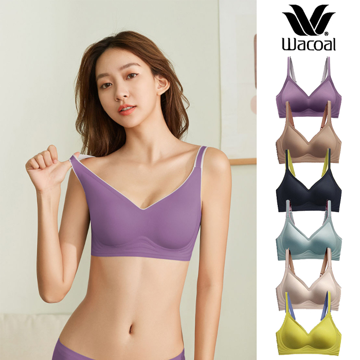 【ซื้อ 1 แถม 1】ญี่ปุ่น ในสตรีน้ำยางธรรมชาติรวบรวมลูกไม้ไร้แหวนเหล็ก ชุดชั้น