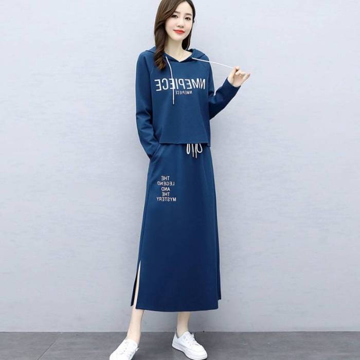 ❤❤新款時尚字母衛衣套裝裙 洋氣減齡休閑百搭