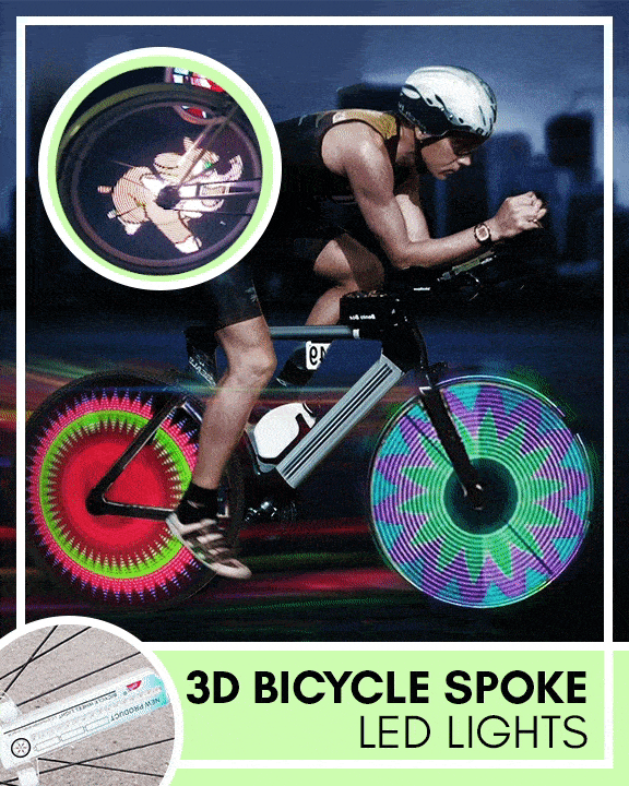 3D Bicycle Spoke LED Lights