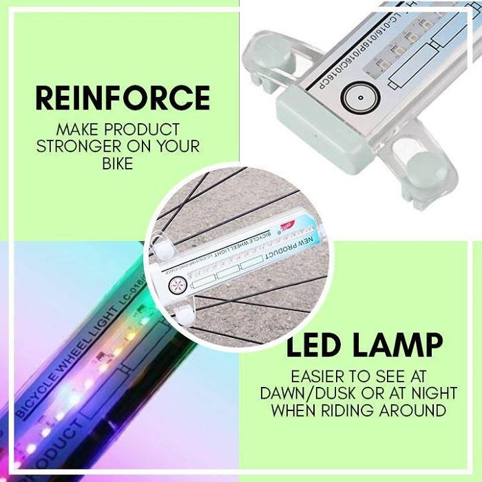 3D Bicycle Spoke LED Lights