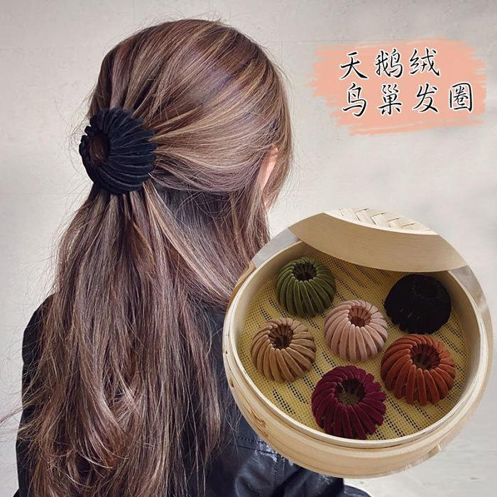 日系新款盤髮器，快速盤出新髮型方便又好看鳥巢盤髮器！！今日下標【贈送轉運硃砂手鏈】