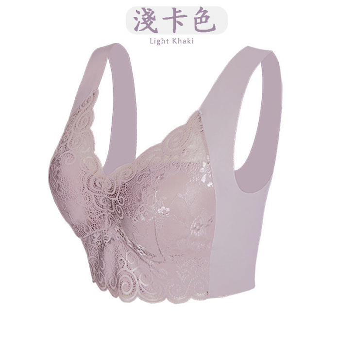 日本華歌爾一片式固定杯內衣女薄款大胸顯小聚攏防下垂性感迷人抹胸