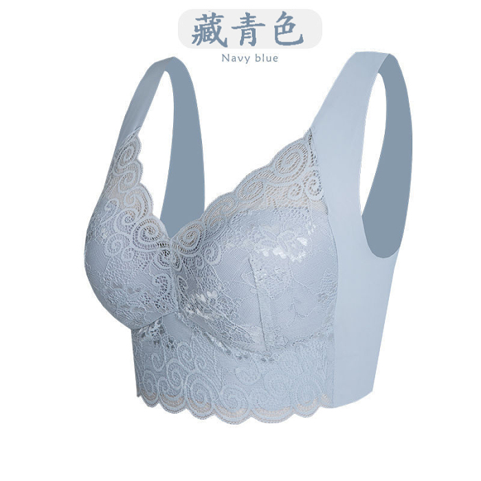 日本華歌爾一片式固定杯內衣女薄款大胸顯小聚攏防下垂性感迷人抹胸