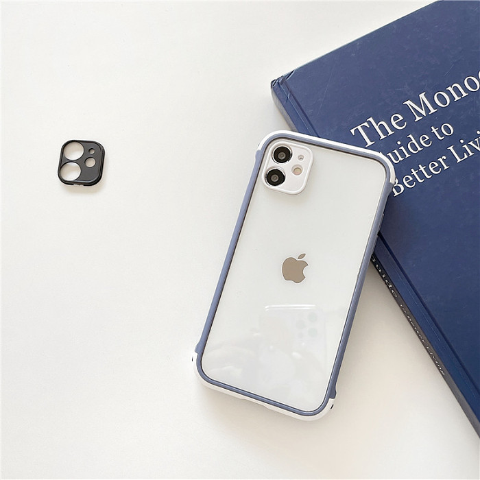 iPhone เคสโทรศัพท์สำหรับผู้ชายและผู้หญิงพร้อมเคสโทรศัพท์ซิลิโคนป้องกันการหล่นแบบใสรวมทุกอย่างที่ด้านหลัง