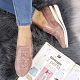 Clarks [#1 TRENDING 2021] WOMEN'S WEDGE HEEL RHINESTONE LOAFERS