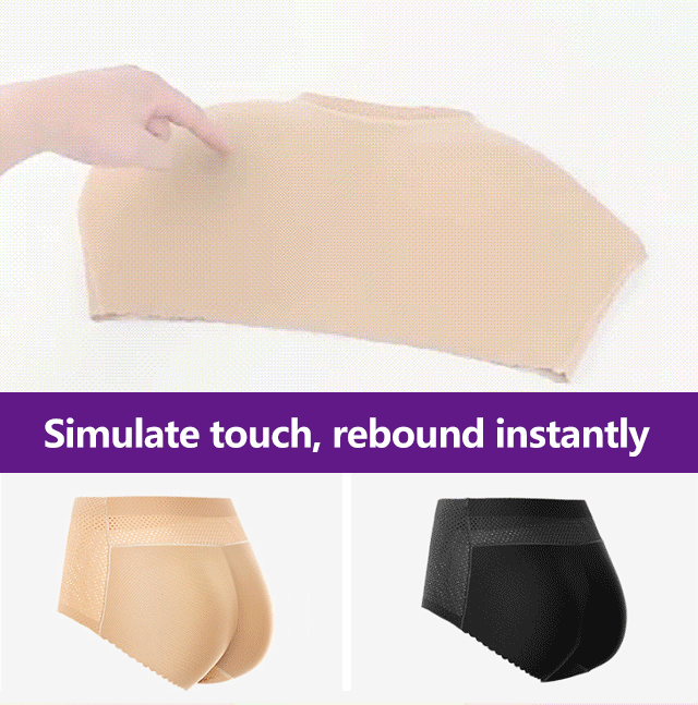 Seamless hip padded panties
