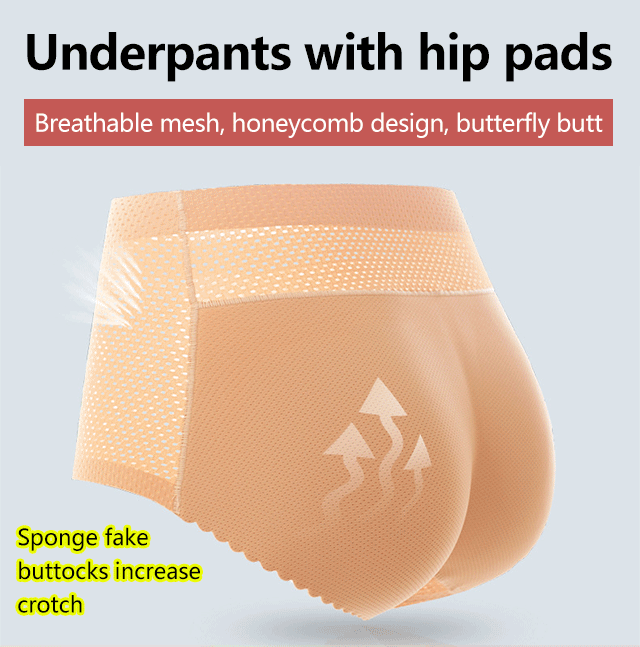 Seamless hip padded panties