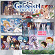 Genshin 聯名款定制鼠標墊，活動限時贈送烤漆胸針&高級立牌