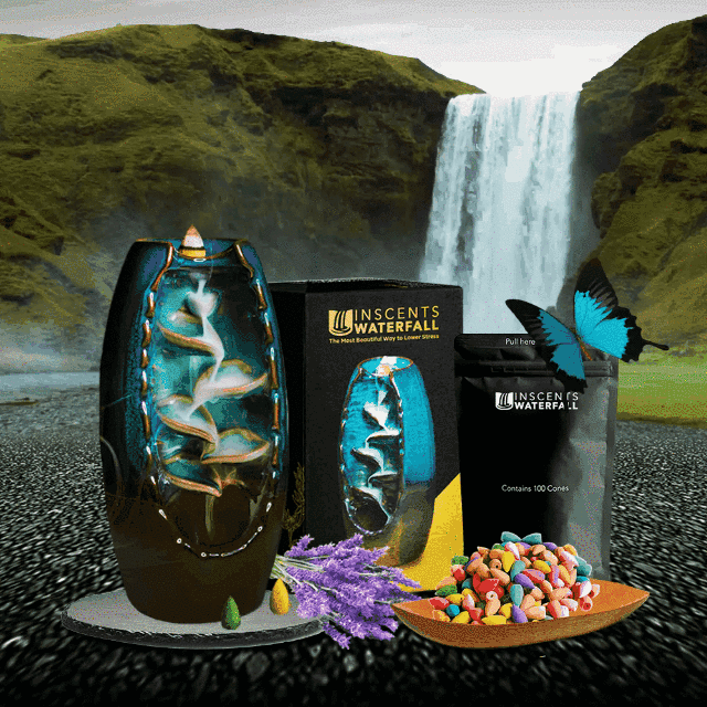 Inscents Waterfall - Stress & Anxiety Relief, Promotes Deep Healing Sleep, Mental Calmness, 100% Pure Therapeutic Grade