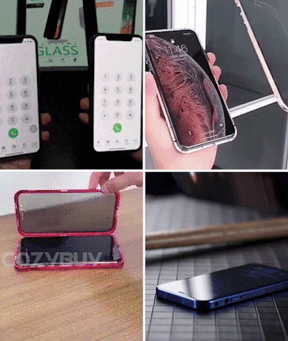 เคสไอโฟน จอกระจกแม่เหล็กสองด้าน กันแอบมอง+แบบฝาครอบ ตกไม่พัง ทุบไม่แตก ป้องกันข้อมูลรั่วไหล 1 อัน ใช้ได้ 10 ปี
