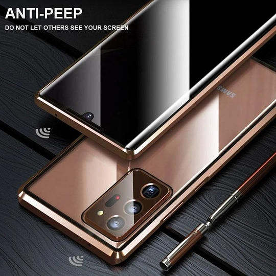 2022 Samsung Double-Sided Protection Anti-Peep Tempered Glass Phone Case
