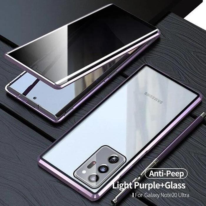 2022 Samsung Double-Sided Protection Anti-Peep Tempered Glass Phone Case