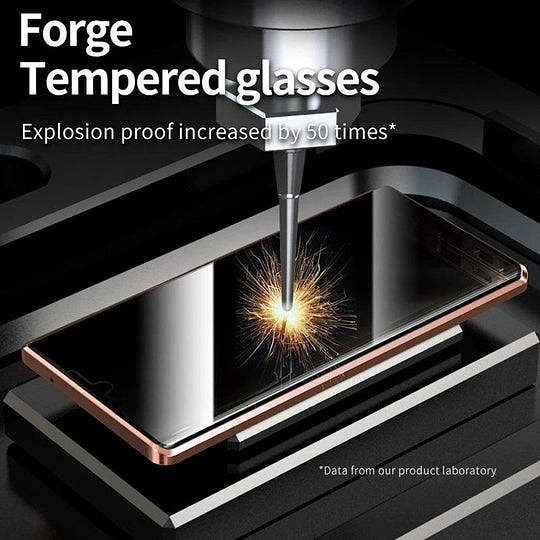 2022 Samsung Double-Sided Protection Anti-Peep Tempered Glass Phone Case