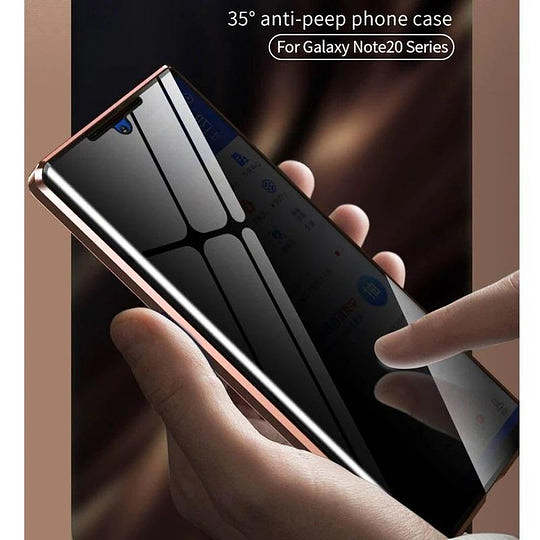 2022 Samsung Double-Sided Protection Anti-Peep Tempered Glass Phone Case