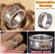 Retro Heart Sutra Pixiu Ring