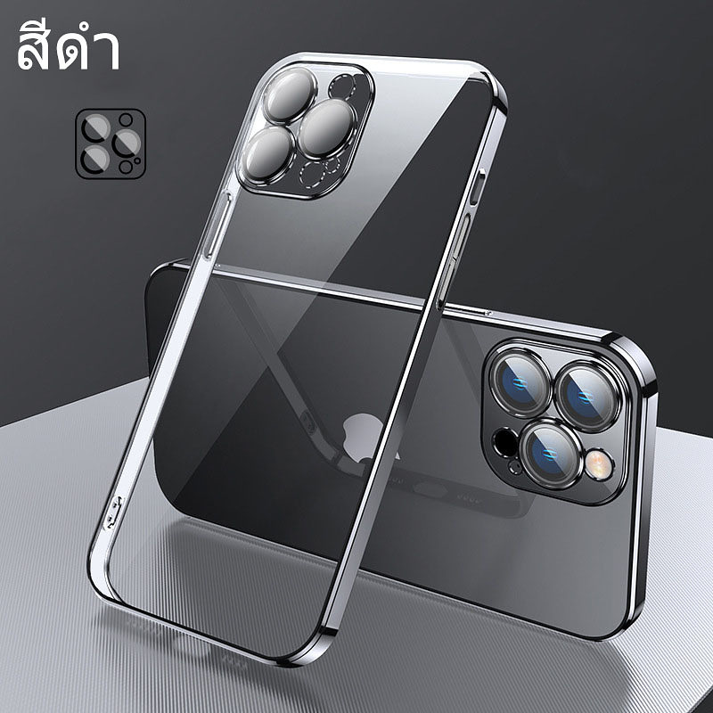iPhoneเคสโทรศัพท์ซิลิโคนกันกระแทกโปร่งใสสำหรับ