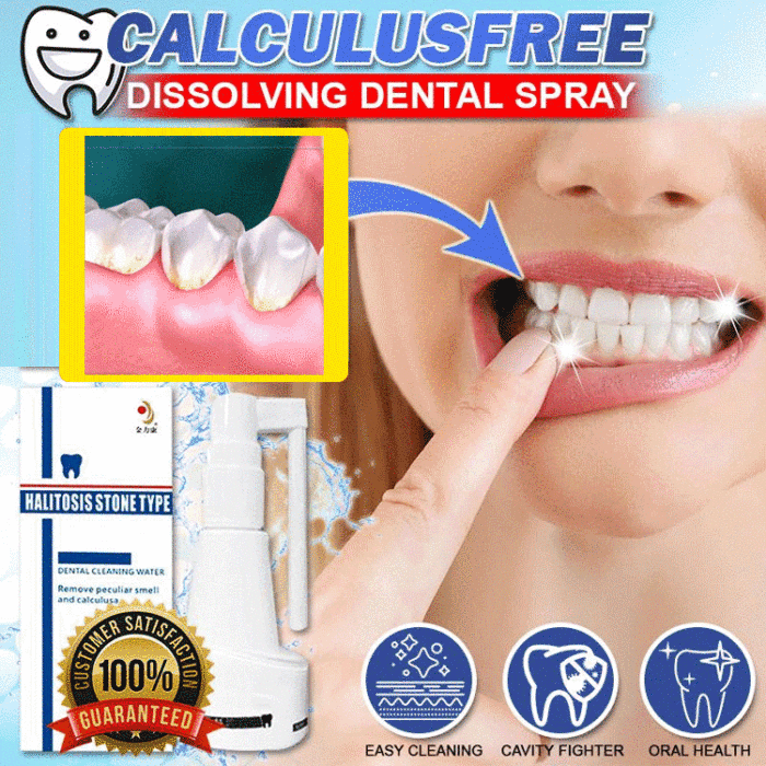 Dental calculus cleaning牙結石溶解口腔除臭抑菌噴劑持久清新