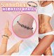 Colorful black hematite slimming and detoxing anklet