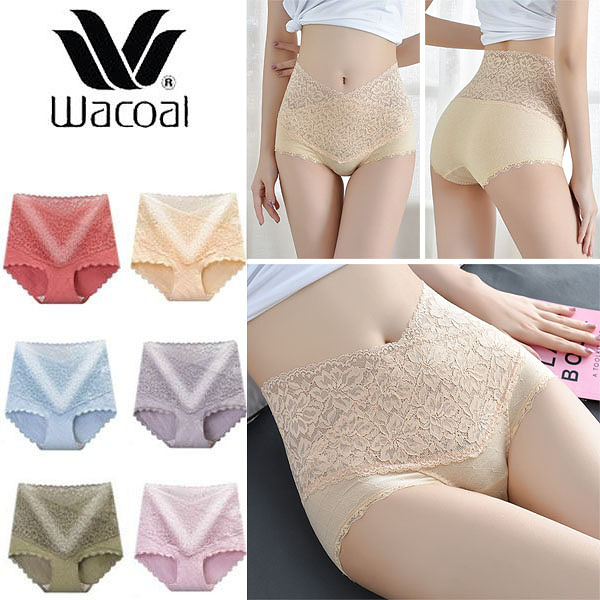 กางเกงในลูกไม้ไร้รอยเอวสูง น้ำหนักเบา / บางมาก / ระบายอากาศได้ดี โปร่งใสแต่ไม่เปิดเผยก็เป็นเซ็กซี่