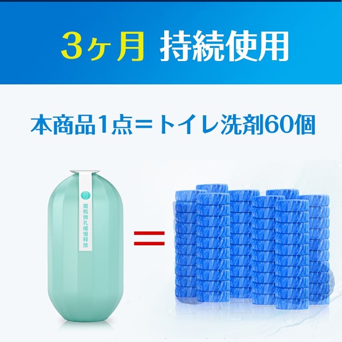 トイレタンク洗浄剤 【防疫殺菌99%】Ceetoon魔力潔廁凝膠瓶2.0 清潔馬桶髒汙，消除廁所異味；清潔持久力強