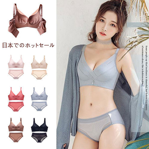 [Explosion style gathered underwear] Wireless /no pressure/no deformation, comfortable and close-fitting, breathable and light, let you breathe!