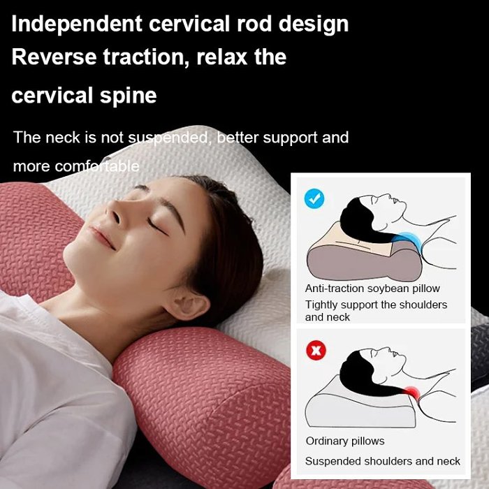 Anti-traction sleep aid cervical pillow Take a pillow! The body is so comfortable!