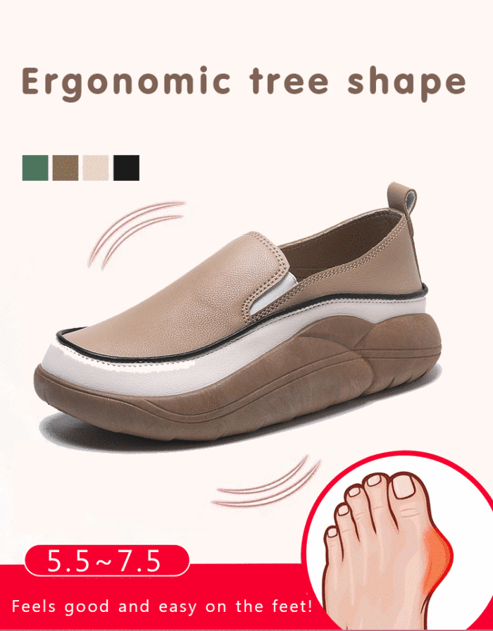 A super comfortable platform shoe highly recommended by hospital nurses