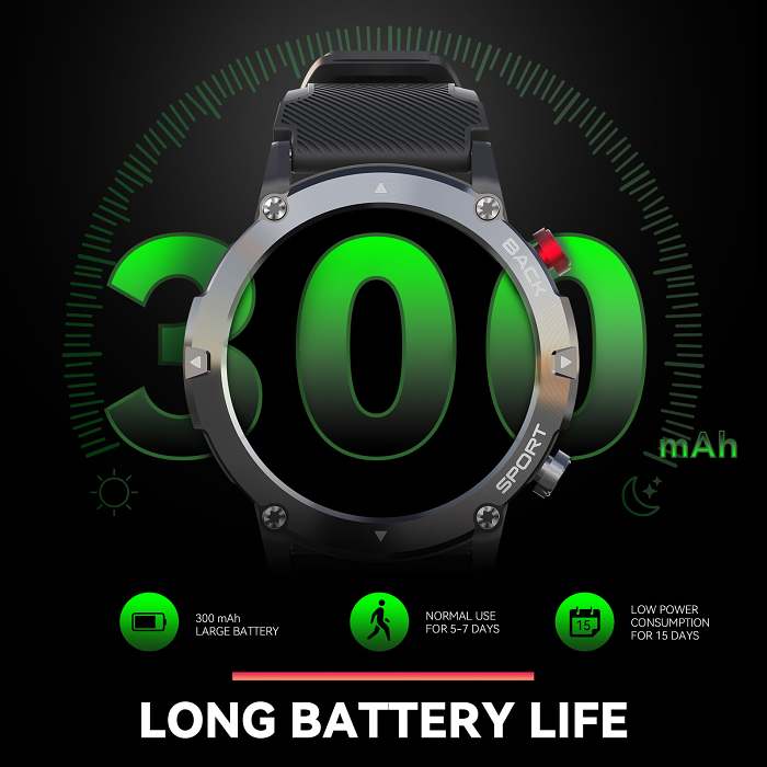 Bluetooth Call Smartwatch 2022 IP68 Waterproof Health Monitoring 360 HD