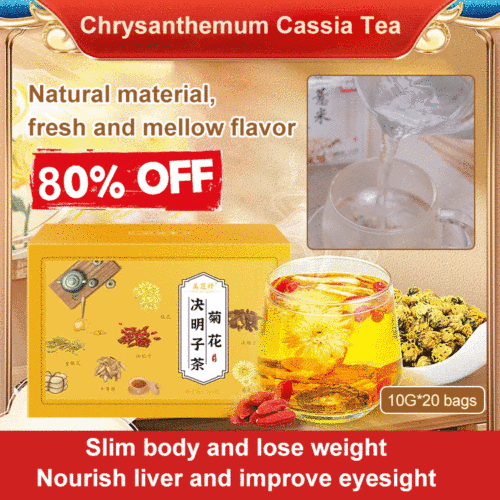 [Nourishing liver & improving eyesight] Chrysanthemum and cassia seed tea bag！