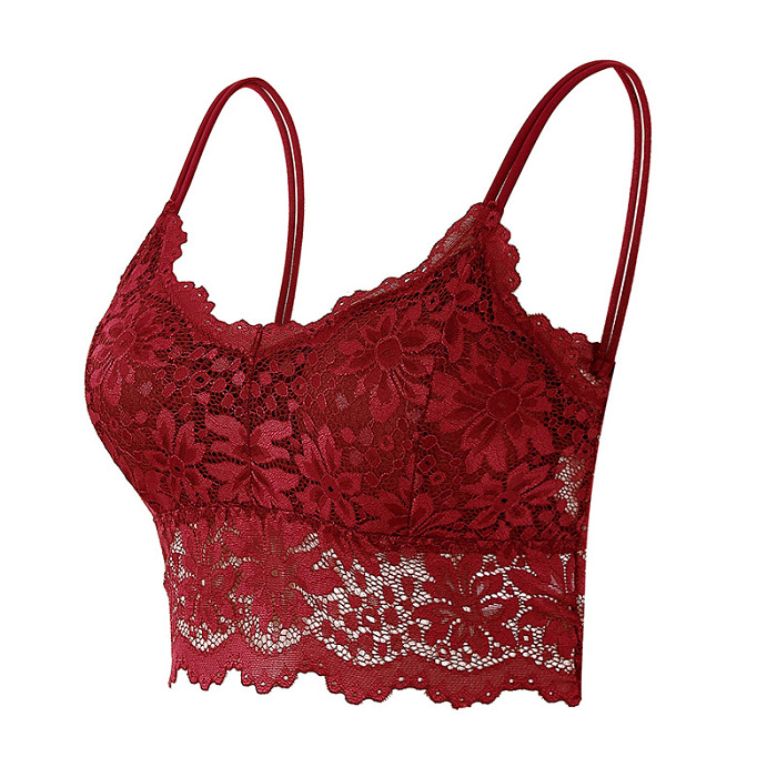 Female Hollow Out Wireless Lingerie Seamless Bra