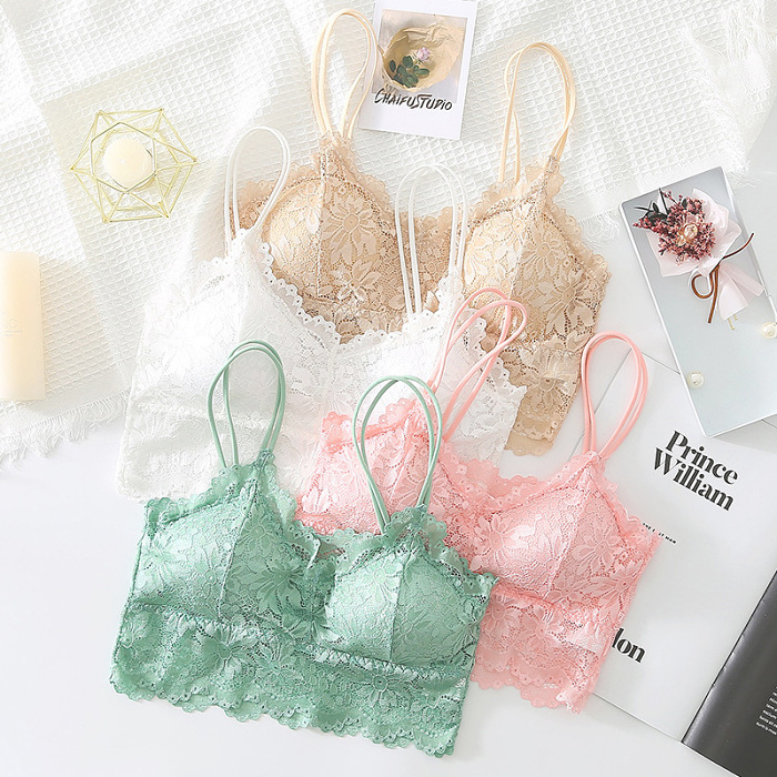Female Hollow Out Wireless Lingerie Seamless Bra
