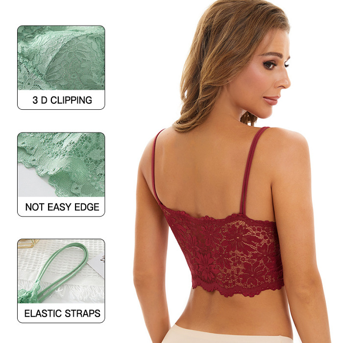 Female Hollow Out Wireless Lingerie Seamless Bra